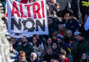 Manifestación contra el proyecto de Altri en santiago de Compostela (Plataforma Ulloa Viva)